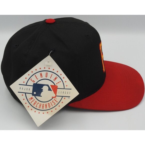 NWT Vintage Pittsburgh Pirates Outdoor Cap Company OC Snapback Hat Red Brim Bill - Picture 6 of 9